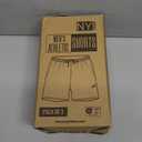 NY Threads 3 Pack Men's Athletic Shorts Quick Dry Lightweight Workout Running Gym Shorts with Pockets (Size Large)