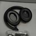 Picun NC60 Hybrid Active Noise Cancelling Headphones, Foldable Wireless Over Ear Bluetooth 5.4 Headphones, 80H Playtime, Transparency Mode, Stereo Bass, Custom EQ via App for Travel Home Black