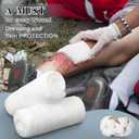 VitalCozy 2 Pack White Cotton Roll Non-sterile Cotton for Wound Care Absorbent Soft Cotton Rolled Multipurpose Cotton Use for Cosmetic Application and Product Removal