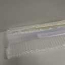 H2Pro 48x18 Glass Canopy 2 Piece Set for 70/75/90/110 Gallon Aquarium Fish Tank (22.68 x 16.93 x 0.16in)