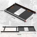 ALL-TOP Fridge Slide (Inner 29.3 x 18.7in) Vehicle Refrigerator Freezer Slider with 4 Buckle Straps, Universal Fit, Max 287 LBS, 3rd Gen