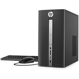 HP Pavilion Desktop Computer, Intel Core i5-7400, 16GB RAM, 1TB Hard Drive, 256GB SSD, Windows 10 (570-p022, Black)
