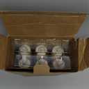 GenSwin Flameless Ivory Taper Candles Flickering with 10-Key Remote, Battery Operated Led Warm 3D Wick Light Window Candles Real Wax Pack of 6, Christmas Home Wedding Decor(0.78 X 9.64 Inch)