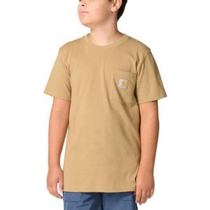 Carhartt Kids' Short Sleeve Pocket T-Shirt Tee Shirt (Beige)