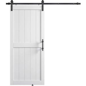 36in x 84in  Sliding Barn Door with 6.6ft Barn Door