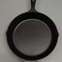 Lodge 10.25 Inch Cast Iron Skillet  Pre-Seasoned Frying Pan with Teardrop Handle  Oven, Stovetop, Grill & Campfire Use  Made in USA  Durable, Non-Toxic, Even-Heating Cookware  Black