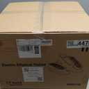 Under Desk Elliptical Machine, Electric Elliptical Leg Exerciser for Seniors with 12 Adjustable, Portable Quiet Elliptical Exercise Machine, Seated Pedal Exerciser with Remote Control (gray)