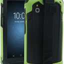 IYOUBOL Protective Cover Bumper Case Rugged Boot with Hand Strap for Zebra TC51 TC510K TC52 TC56 TC57 (Green)