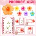 Zeyune 24 Pcs/12 Set Graduation Teacher Gifts Bulk Teaching Is a Work of Heart Set Flower Hair Clips with Appreciation Cards for Women Thank You Gifts for Teacher Appreciation Party Favors