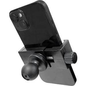 Phone Holder with 1" (25mm) Ball Head Adapter Compatible with RAM mounts B Size Double Socket arm & Bike Motorcycle Phone Mount for 4.7''-7.2'' Smartphone