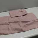 100% Linen Pillow Cases Standard Size 20x26 Inch Set of 2 - Washed French Natural Flax Ultra-Soft & Breathable Bedding Pillowcases(Pink, 20 x 26 Inch)