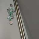 Ivilon Drapery Window Curtain Rod - End Cap Style Design 1 Inch Pole. 28 to 48 Inch Color Brushed Nickel