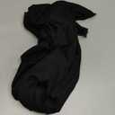 CRAZY GRID Women's Long Sleeve Shirts Casual Tops Lace Neckline Fall Fashion Clothes Winter Outfits Basic Tunic 2026 (X-Large, A black)