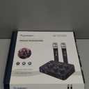 Rybozen Wireless Microphone Karaoke Mixer System, Dual Handheld Wireless Microphone for Karaoke, Smart TV, PC, Speaker, Amplifier, Church, Wedding - Support HDMI, AUX In/Out