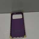 Cute Compatible with iPhone 17 Pro Max Case,Luxury Bling Butterfly with Foldable Stand Kickstand for Women Girls,Glossy Mirror Shockproof Protective Case for 17 Pro Max 6.9(Purple)