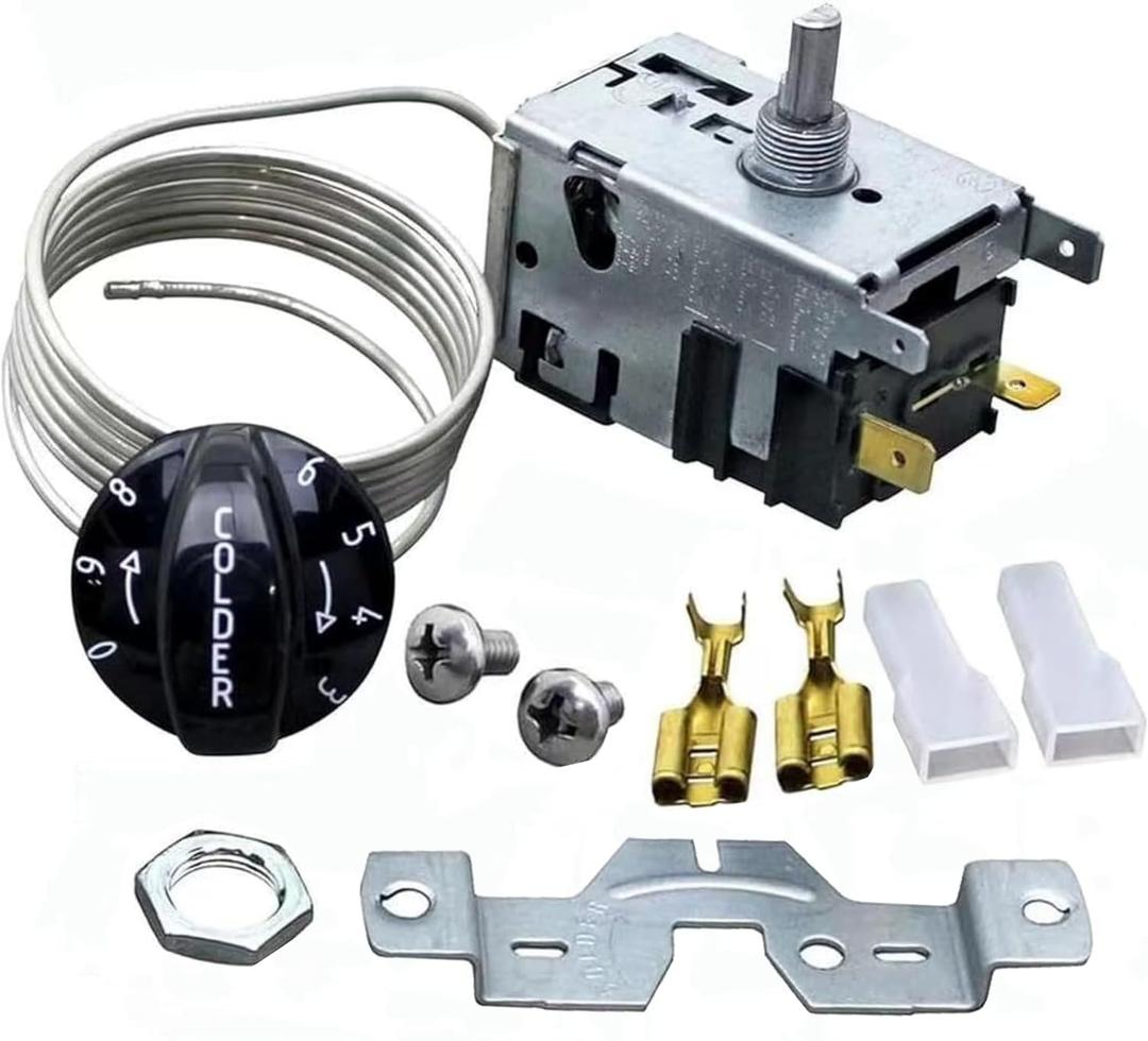 988284 800382 Upgrade Temperature Control Kit, 077B6856 Refrigerator Thermostat Controller, Compatible with True Refrigerators Series, Replacement for 077b, 800306 461387, TC,TSD,T Series,GDM,GEM,G4SM