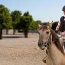 2 x Kids Horse Riding Gloves Children Equestrian Kids Gloves Child Horseback Bike Gardening Boys & Girls Mittens Pony Youth Outdoor Mitts (Age 6-8 Years, Blue)