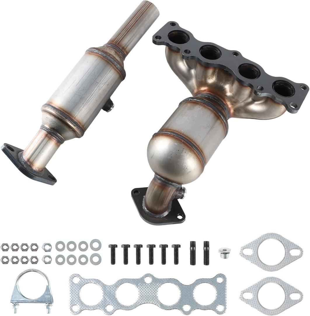 Front&Rear Catalytic Converter set Direct Fit Compatible with 2017-2018 Hyundai Santa Fe Sport 2.4L High Performance Catalytic Convertor