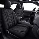 Seat Covers Fit for Tacoma:2005-2023 - Full Set Car Seat Covers Fit for Toyota Tacoma - Truck Pickup Double/Crew Cab SR SR5 TRD Sport TRD Off-Road PreRunner Trims (5 Seats,Black)