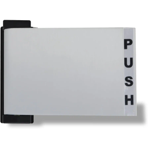 Summit DOORWARE Push Paddle Handle for Adams Rite Storefront Doors | High Grade Replacement Part for Adams Rite 4590 | Aluminum Finish - Right Handed