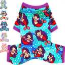 Dog Clothes for Small Dogs Girl BoyDog Pajamas Spring Summer Cute Soft Puppy Pjs Clothes Doggie Onesies Cat Pet Jammies Outfit (X-Small) (Purple Memaid)