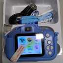 Kids Camera, Dinosaur Toddler Digital Camera for Boys Girls, Christmas Birthday Gifts, Selfie 1080P Camera for 3 4 5 6 7 8 9 Years Old Toys Dark Blue