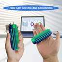 4 x Little Ouchies Pain Fidget  Spiky Sensory Roller for Adults, 3D Printed Tactile Stim Keychain, Discreet Pocket-Sized Ouchies Fidget Toy for Anxiety Relief, Focus & Emotional Grounding (Red Gold, M)