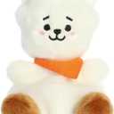 Aurora Lovable BT21 Palm Pals RJ Stuffed Animal - Collectible Fun - Delightful Cuteness - White 5 Inches