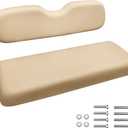 Universal Golf Cart Replacement Rear Seat for EZGO/Club Car/Yamaha Golf Cart Seats, Including Seat Cushion and Backrest Pad,Fit Flip Rear Seats