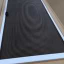 Sliding Patio Screen Door with Pet-Proof Petscreen Mesh  36 White, Fully Assembled, Adjustable Fit 7881 for Most U.S. Door Frames