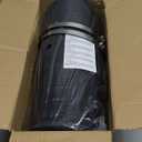 VIVOSUN 6 Inch Black Flex Air Aluminum Ducting for HVAC Ventilation, 25 FT Non-Insulated Duct Hose with 2 Clamps, Multi-Layer Exhaust Fan Duct for Grow Tents, Duct Fan Systems