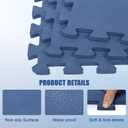 1/2" Extra Thick Hot Tub Mat & Pad for Inflatable Tubs - 85 Inch Non-Slip EVA Foam Padding, Spa Foundation for Outdoor Hot Tubs, Pool, Gym & Camping Mat (Easy Clean)