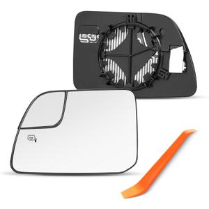 Driver Side Mirror Compatible with Lincoln MKX 2011 2012 2013 2014 2015, Ford Edge 2011-2014 - Left Side Mirrors replacement Glass with Backing Plate, Power Heated