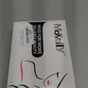 morvally Short Brown Wavy Bob Wig with Bangs for Women 16 Inches Natural Synthetic Hair Wavy Wigs