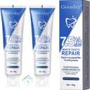 2Pcs Hydroxyapatite Toothpaste, Hydroxyapatite Toothpastes for Enamel Protection and Tooth Strengthening, Gentle Mint, Fresh Breath, Deep Cleaning Care.