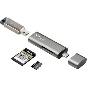 PNY USB 3.1 Type-C Reader/Adapter - P-CRMUS3A-BX