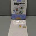 Printers Jack Sublimation Paper - Heat Transfer Paper 100 Sheets 8.3" x 11.7" for Any Epson HP Canon Sawgrass Inkjet Printer with Sublimation Ink for T shirt Mugs DIY