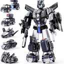 5-in-1 Transform Toys for Boys 4-6, Ideals Gifts for 3 4 5 Year Old Boys, Easy DIY Assembly, Toys for Boy, 3 4 5 6 Year Old Boy Birthday Gifts, 3 4 5 Year Old Boy Toys, Magnetic Robot Toys For Kids