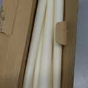 Treela 36 Pieces Flameless Taper Candles 11 Inch Flickering Faux LED Battery Operated Electric Fake Candles for Christmas Halloween Birthday Wedding Party Supplies(Ivory)