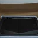 IRIS USA Cat Litter Box XX-Large Open Top with High Sided Walls Tall Scatter Shield Scoop Included Easy Clean Plastic Pan for Big Cats Kittens Multi-Cat Households 30"L x 20"W x 14"H Black