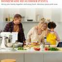 Pasta Attachment for Kitchenaid Stand Mixer, Pasta Press Attachment for KitchenAid Stand Mixer - Durable Pasta Maker with 5 Upgraded Plastic Plates for Homemade Spaghetti & Macaroni