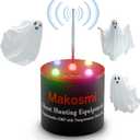 Ghost Hunting Equipment, Paranormal Equipment EMF Meter with 5 Sensitivity Levels and Temperature Detection Battery Powered Ghost Detector for Spirit Hunting EVP Investigations