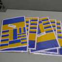 6 x JBCD Ukraine Flag Decal Car Sticker Ukrainian Flags for Trucks Vehicles Car Decoration Accessories, 3 Pack