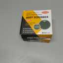 2 x Heavy Duty Silicone Body Scrubber  Anti Zinc Infused-Lymphatic Brush Exfoliating Body Scrubber for Shower Body,with Stiff and Soft Bristles for Anti-Puffiness,Blood Circulation- Pink