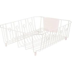 Rubbermaid 6032-ar-wht Dish Drainer, White Wire, Large