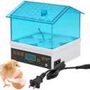Digital Egg Incubator Egg Hatching Incubator Small House with Automatic Temperature Control Digital Professional Poultry Hatcher Machine for Hatching Chicken Birds Duck Quail Turkey Goose Egg