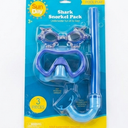 Sun Day Shark Snorkel Pack, a 3-piece kids' swimming set