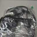 Clear Backpack for Stadium Events Clear Backpack 12x12x6 with Front Pocket for Concert Sport Fashion Women Backpack Events Work Travel (Black)