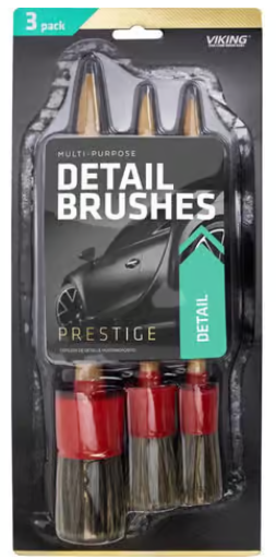 3 Pack Viking Prestige Multi-Purpose Detail Brushes