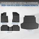 Floor Mats for Kia K5 2021-2026 & Hyundai Sonata 2020-2026